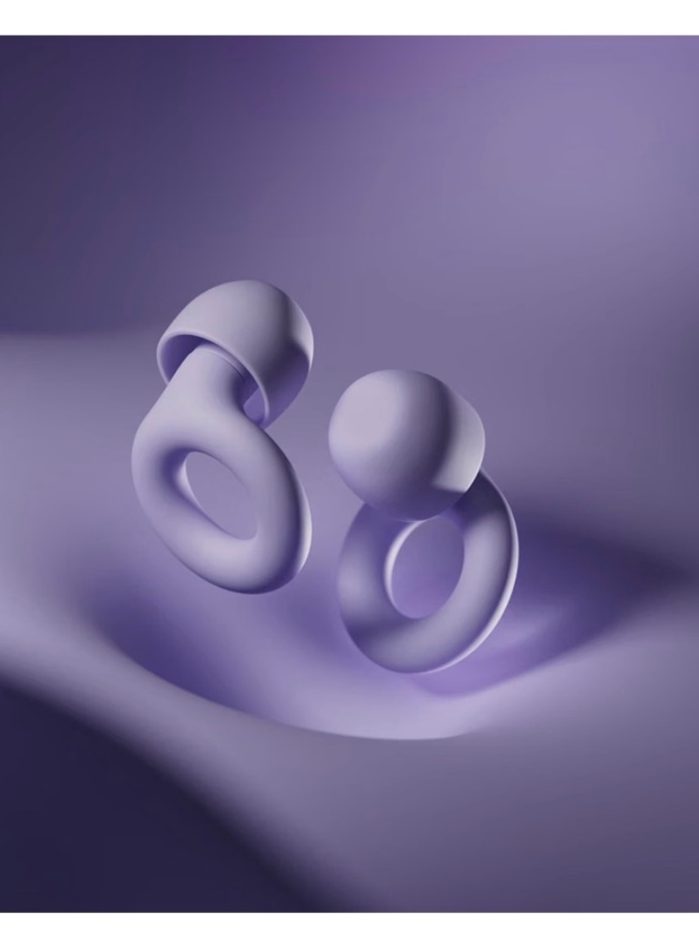 Loop Quiet 2 Noise Reducing Earplugs in Violet cottagecore